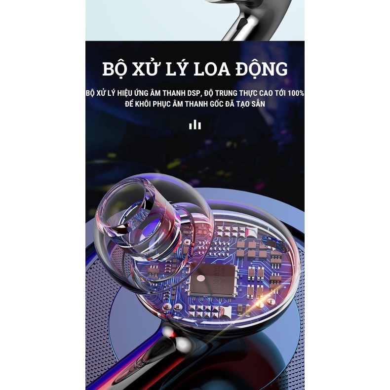 Tai nghe nhét tai có dây Q6 , có mic đàm thoại |âm thanh hay , sống động, giảm tiếng ồn,chống nhiễu cao cấp - Anphustore