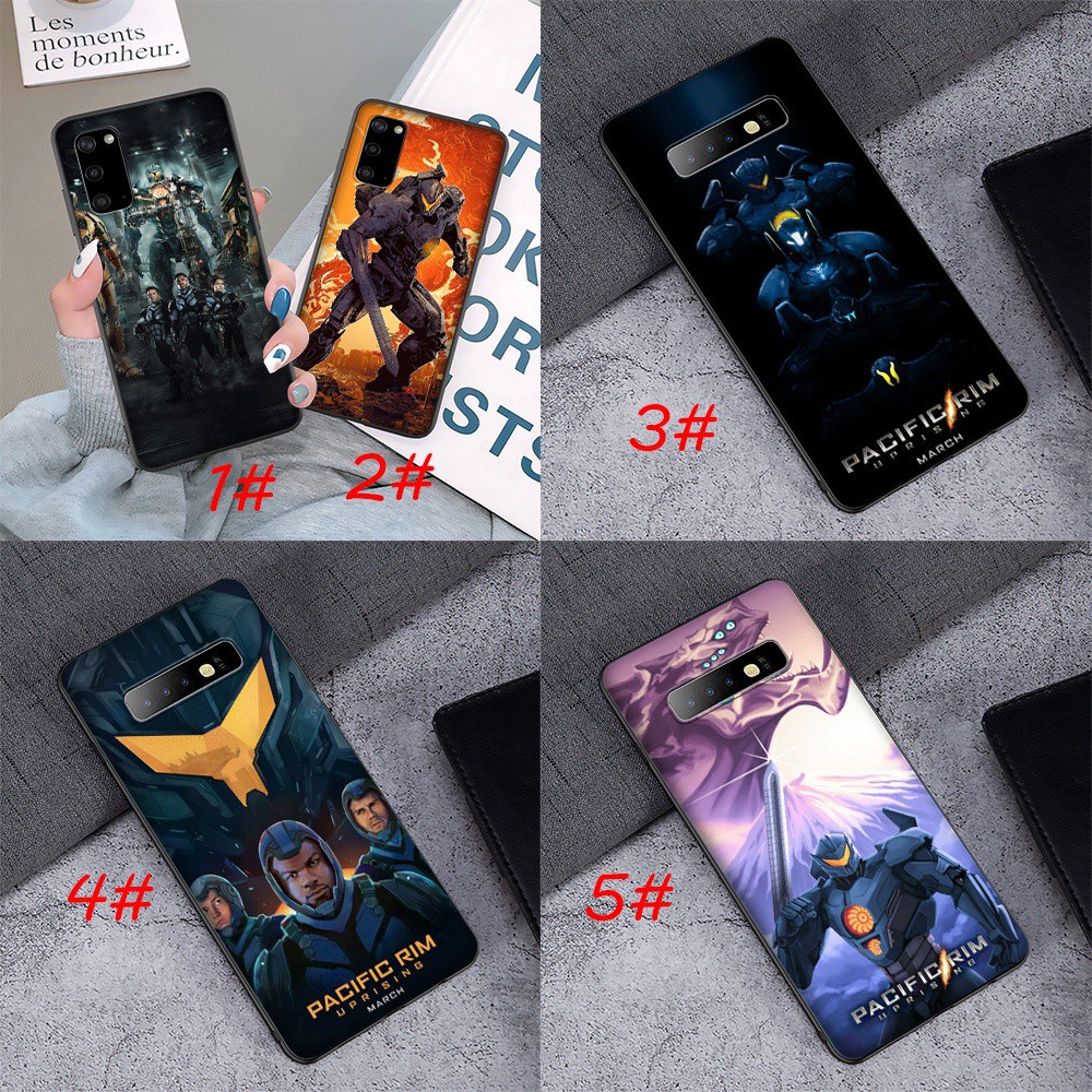 Samsung A8 Plus 2018 S20 Fe J2 J5 J7 Core J730 Pro Prime TPU Soft Silicone Case Casing Cover PZ43 Cartoon Anime Pacific Rim The Black