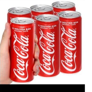 lốc 6 lon coca cola 320 ml