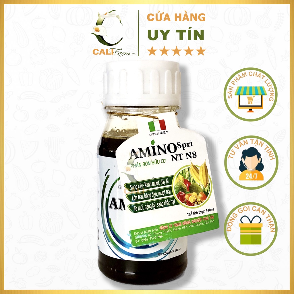 Phân hữu cơ AMINO nhập khẩu sung cây, mượt trái, dày lá ( 100% Natural)