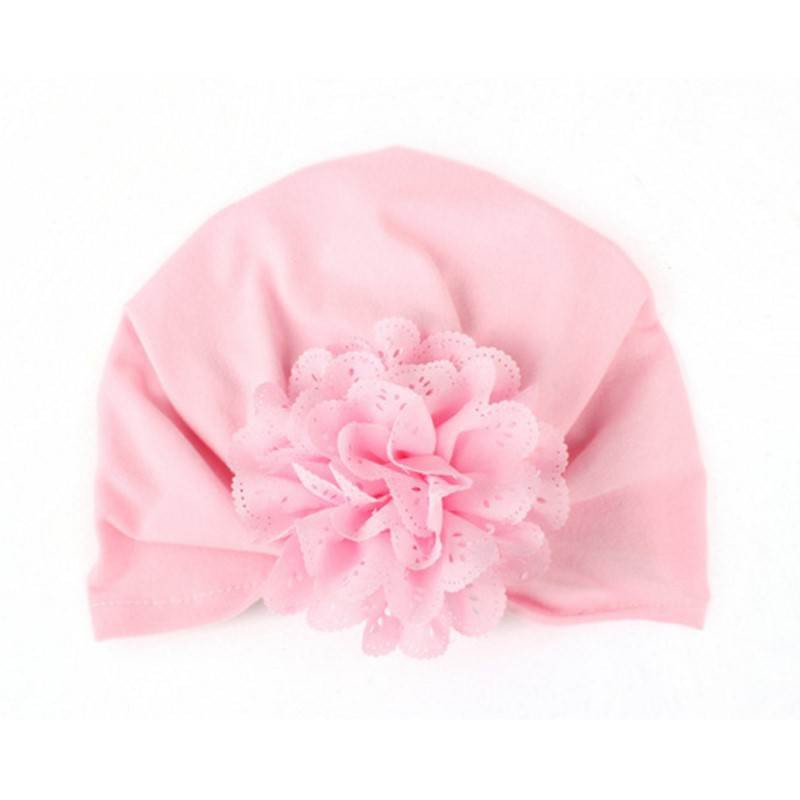 Mũ turban hoa bờm hoa cho bé gái shop9k