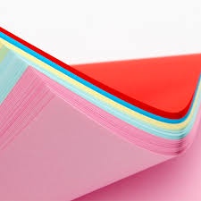 50 Bìa màu a4 làm thiệp, scapbook (Chọn màu ib shop)