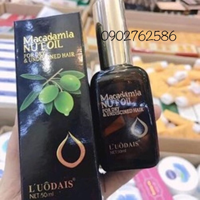 Tinh dầu Macadamia dưỡng tóc