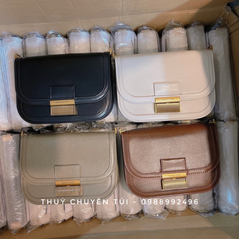 Túi CK Khoá Gập Size 20 Nhiều ngăn