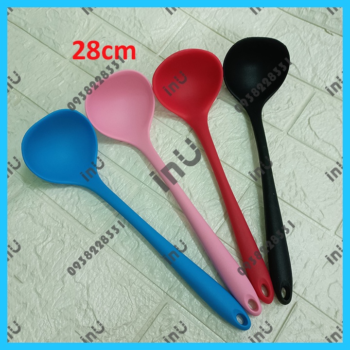 HCM - Môi múc canh silicon nguyên khối 28cm