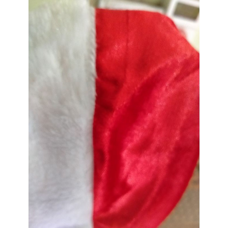 Mũ noel vải nhung cho bé