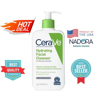  Sữa Rửa Mặt CeraVe Hydrating Dành Cho Da Khô Các Loại