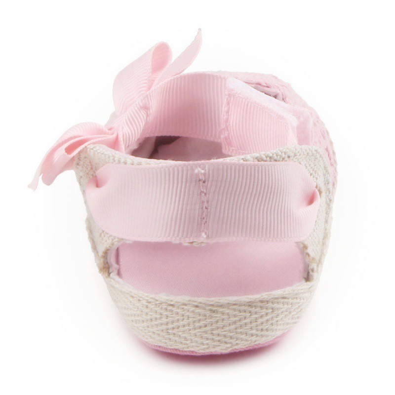 Giày sandal đính nơ xinh xắn cho bé gái