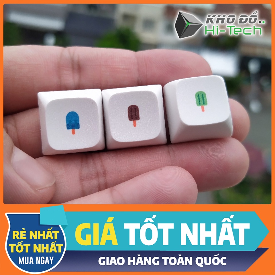 Keycap ICE CREAM lẻ cho bàn phím cơ 💖 𝘍𝘳𝘦𝘦𝘴𝘩𝘪𝘱 💖 XDA profile dày dặn, phù hợp với mọi bàn phím cơ tiêu chuẩn