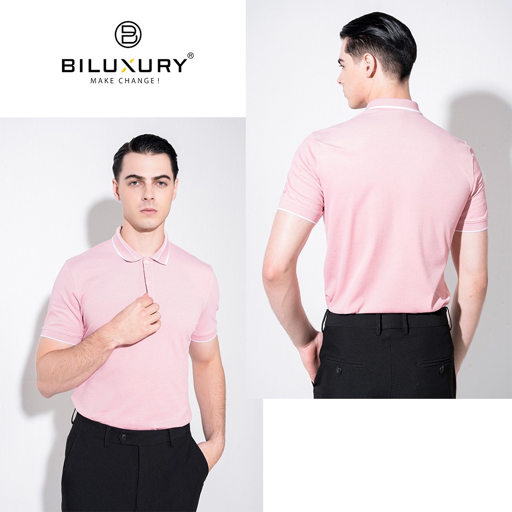 Áo polo nam cổ bẻ Biluxury vải cotton thun trơn form chuẩn trẻ trung thiết kế phong cách 5APCT017HOG | BigBuy360 - bigbuy360.vn
