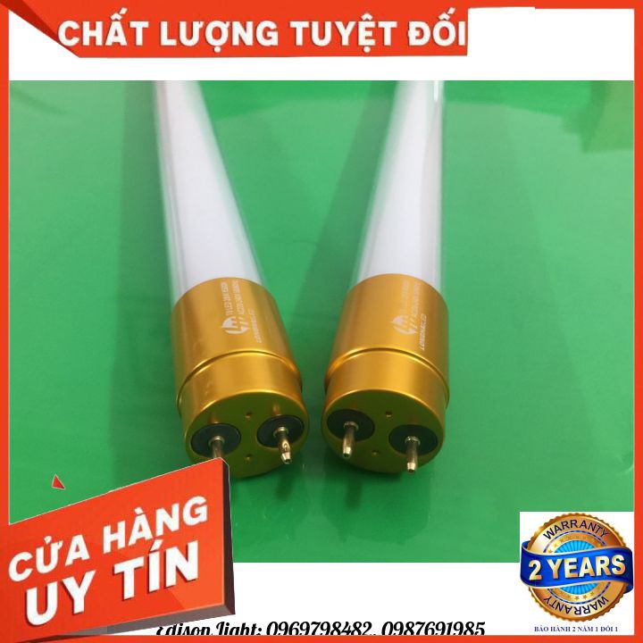 Bộ 2 Bóng Đèn Tuýp Led Thủy Tinh LHLed Tiết Kiệm Điện Năng 1m2 Công Suất 28w