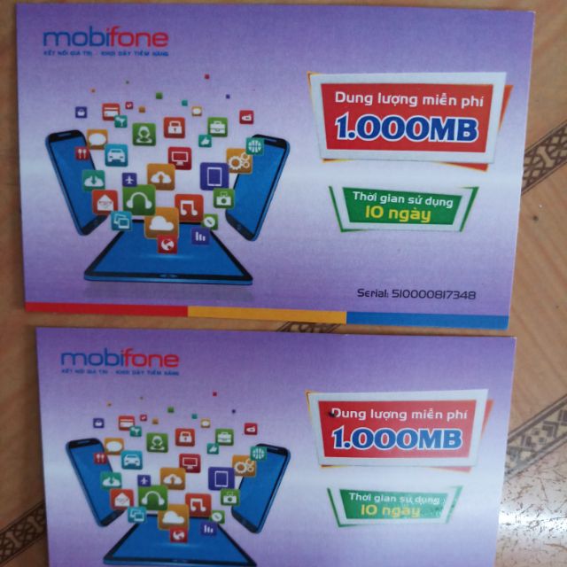 Bán sỉ thẻ data Mobi đủ loại 1g-2.8g-1.5gb-10 ngày và 3.5-5gb 30 ngày