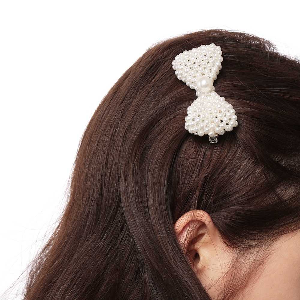 Kẹp tóc đính ngọc trai giả thời trang Hàn Quốc cho nữ