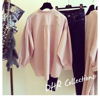 <ORDER> Áo Sơ Mi Dáng Rộng Basic