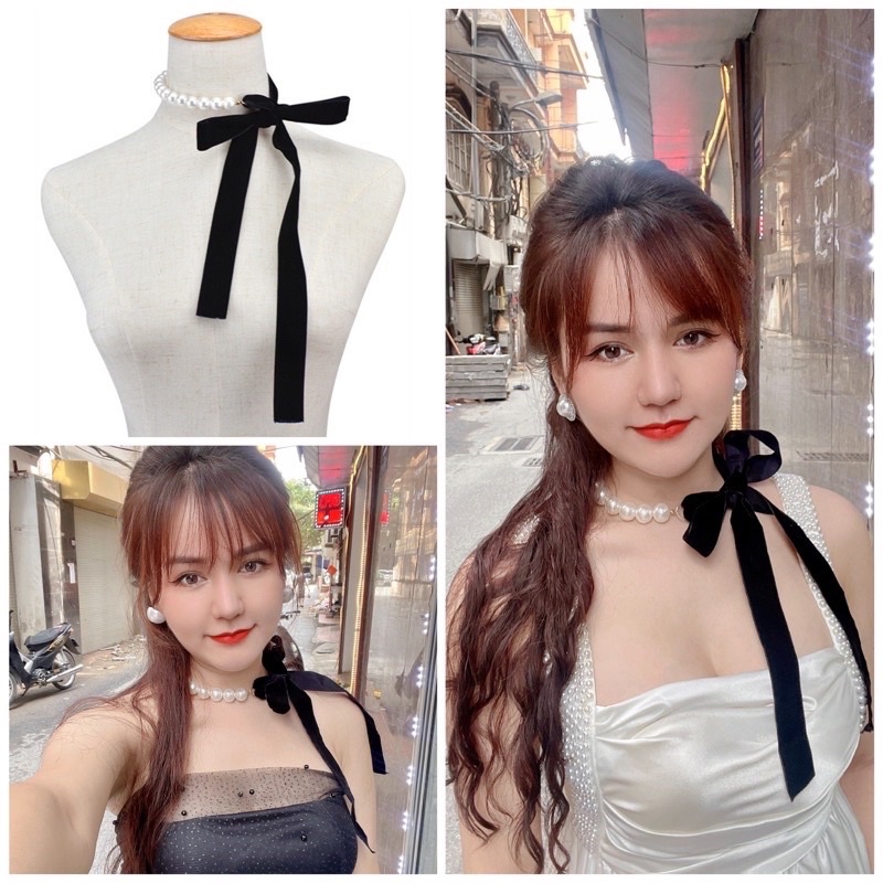 Nhiều mẫu Vòng cổ chocker hot trend cao cấp sang chảnh cho nữ mã MH14-102