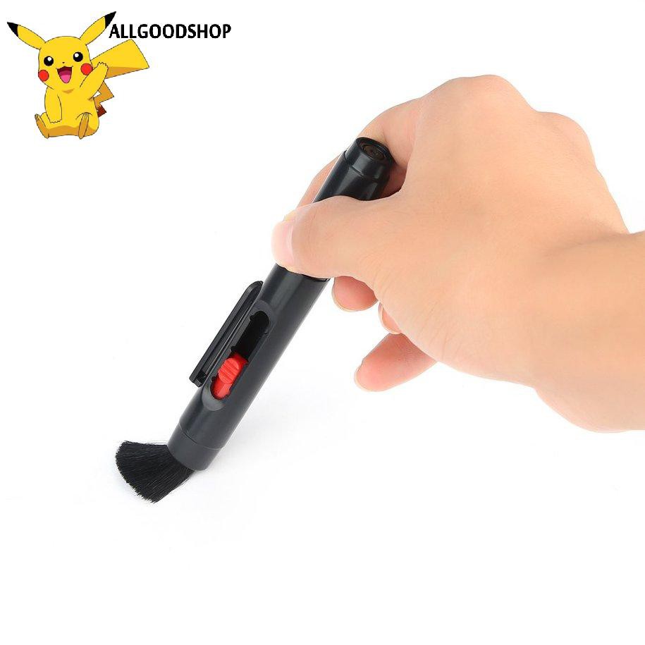 111all} 3 in 1 Lens Filters Retractable Brush Pen Dust Cleaner For DSLR VCR DC Camera
