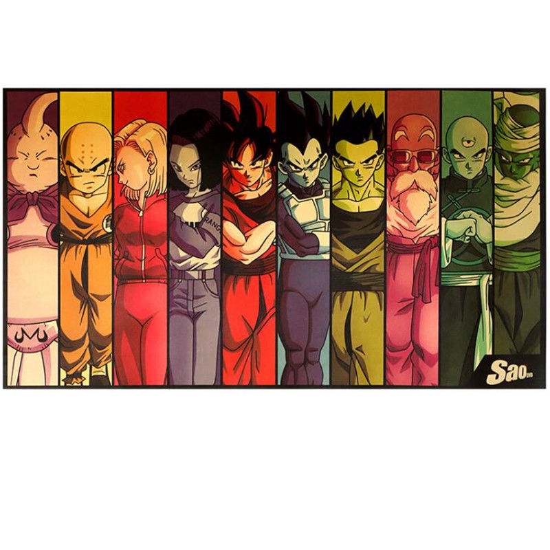 Hoạt Hình poster Phim anime dragon ball Dán Tường Trang Trí