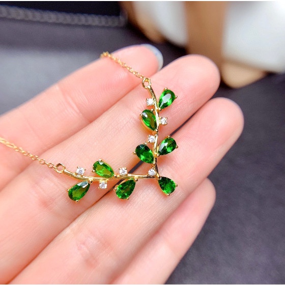 Dây chuyền hình hươu mạ vàng 18k phong cách nga đơn giản thanh lịch