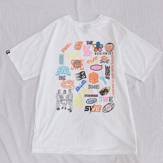Áo Thun Swe LOGO hình thật unisex