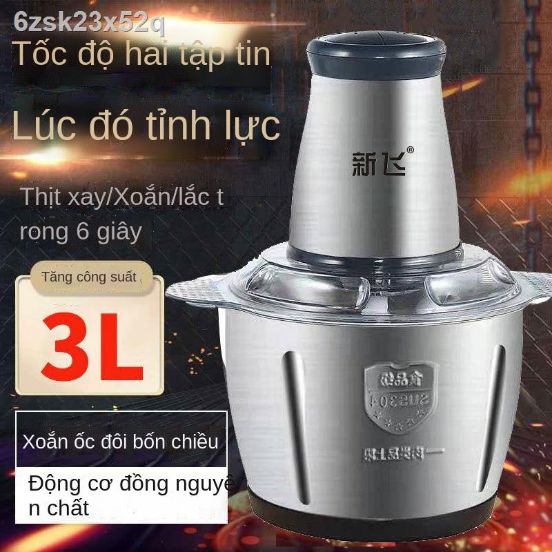 (Date mới)Máy xay thịt Tân Phì điện gia dụng đa chức năng nấu ăn nhỏ tỏi ớt băm rau củ bánh bao