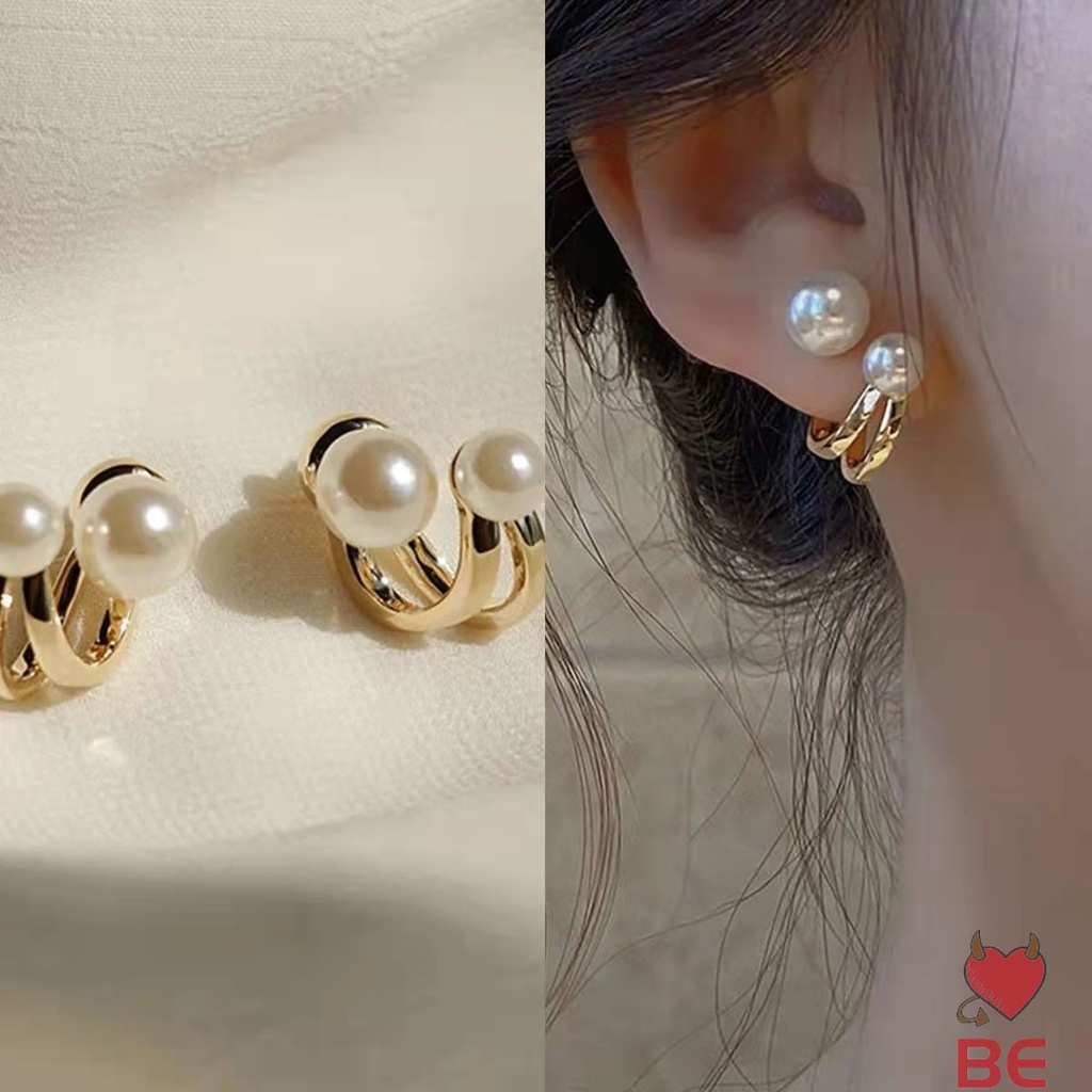 YADORNOS Khuyên tai YADORNOS mạ bạc 925 phong cách đơn giản thời trang sang trọng dành cho nữ