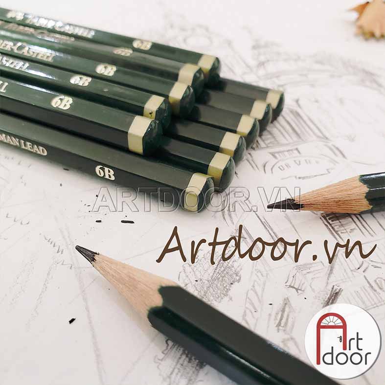 Bút chì phác thảo FABER CASTELL 9000 chống gãy