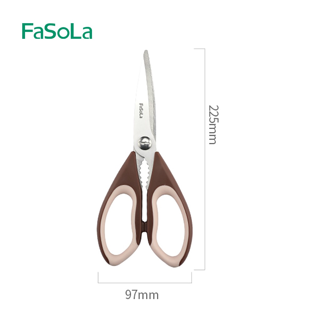 [FREESHIP] Kéo làm bếp FASOLA - Kéo cắt gà đa năng FSLPS-085