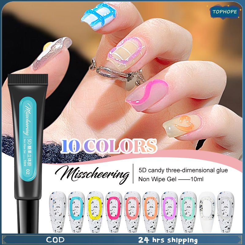Gel sơn móng tay MISSCHEERING 5D10 hong bằng đèn UV chống thấm nước bền màu
