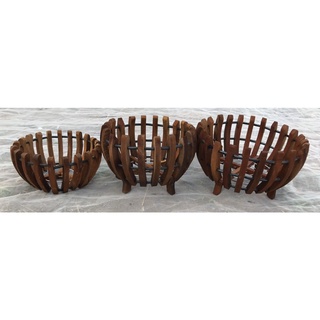 Chậu gỗ trồng lan mẫu bí kích thước 20cm, 25cm, 30cm