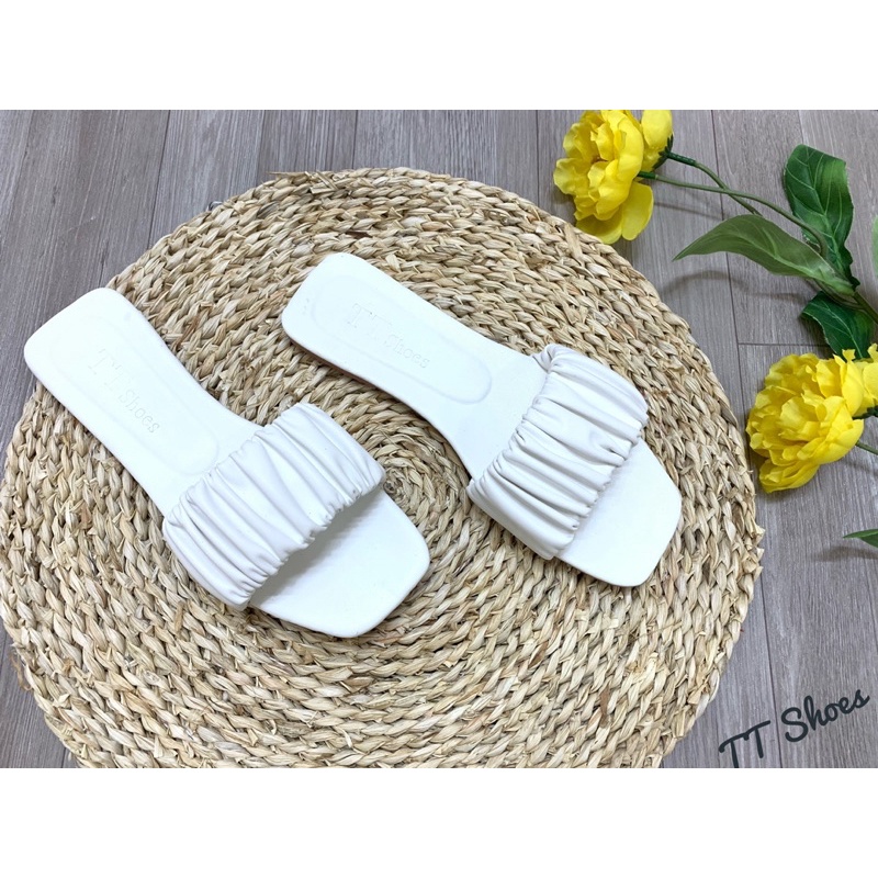 Dép bản nhúm thời trang TT Shoes mũi vuông sphoang04