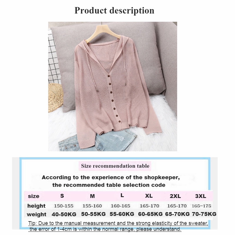 Áo Khoác Cardigan Dệt Kim Dáng Rộng Tay Dài Chống Nắng Cho Nữ | BigBuy360 - bigbuy360.vn