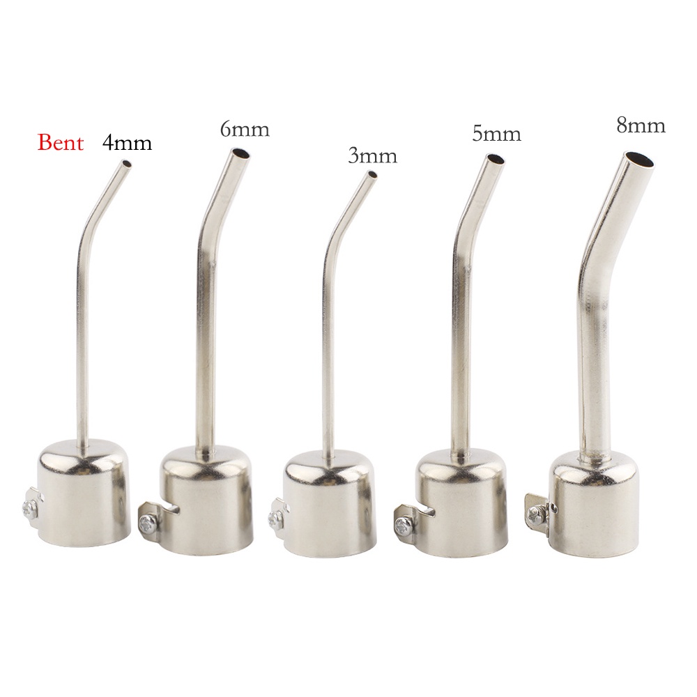 1 Chiếc Vòi Phun Hàn Cong 45 Độ 850 Series Cho Máy Hàn 858D