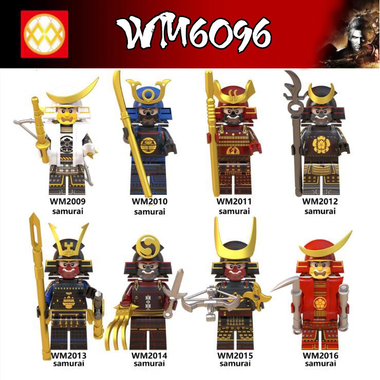 Minifigures nhân vật nonlego Samurai WM6096