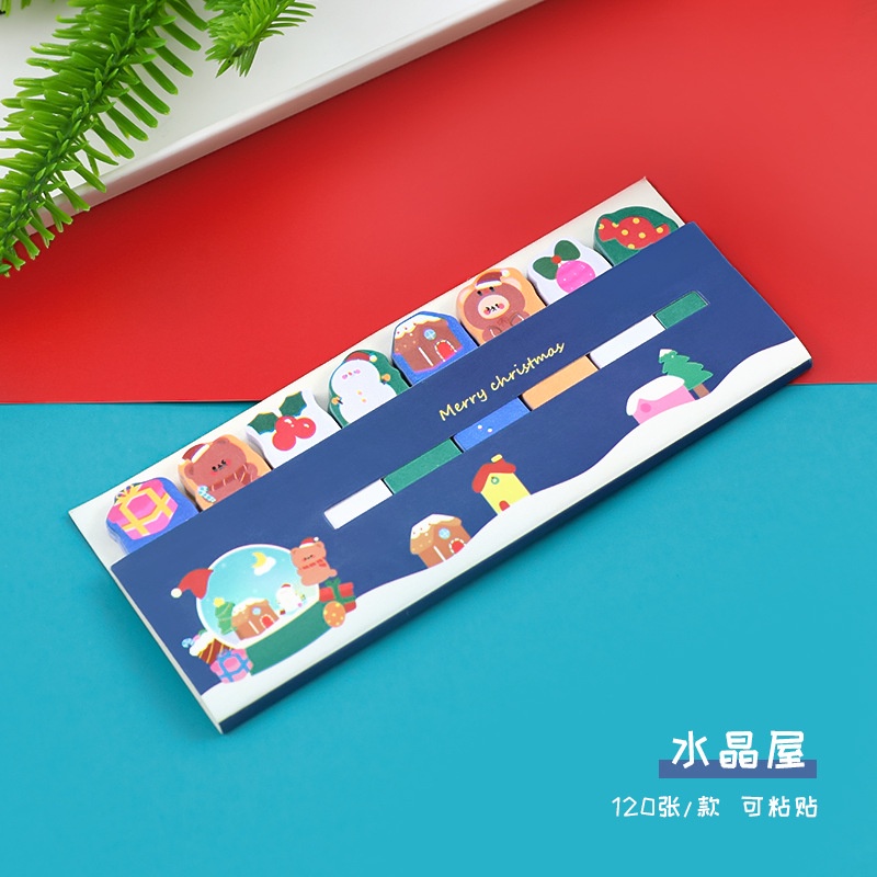 Giấy Dán Ghi Chú Họa Tiết Hoạt Hình Giáng Sinh Đáng Yêu