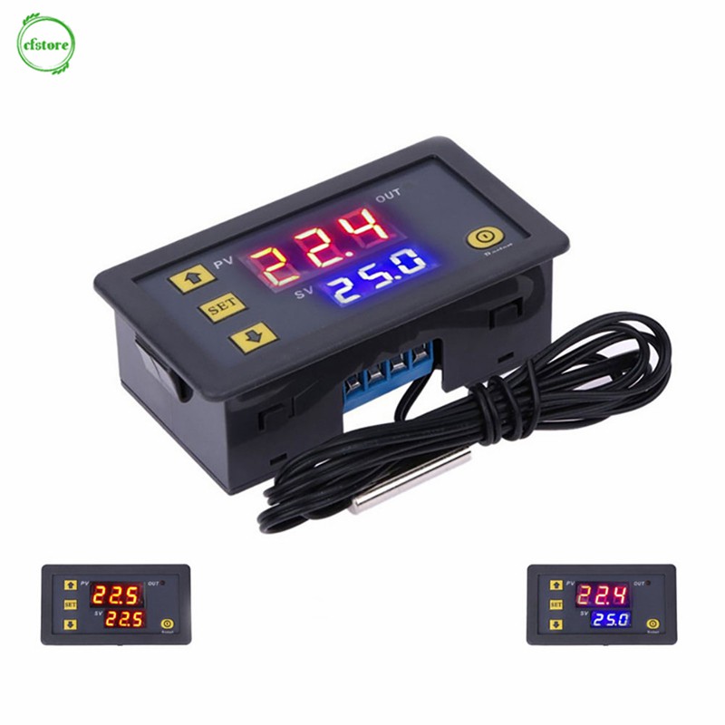 Bộ Điều Khiển Nhiệt Độ Có Màn Hình Led Cảm Ứng Cf W3230 Dc 12v 24v 110v-220v Ac