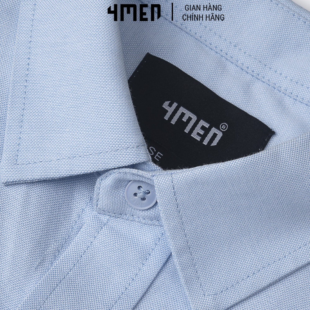 Áo Sơ Mi Nam Form Loose Escape 4MEN SM095 dài tay vải chéo mềm mịn, thoáng mát, lên dáng đẹp, trẻ trung
