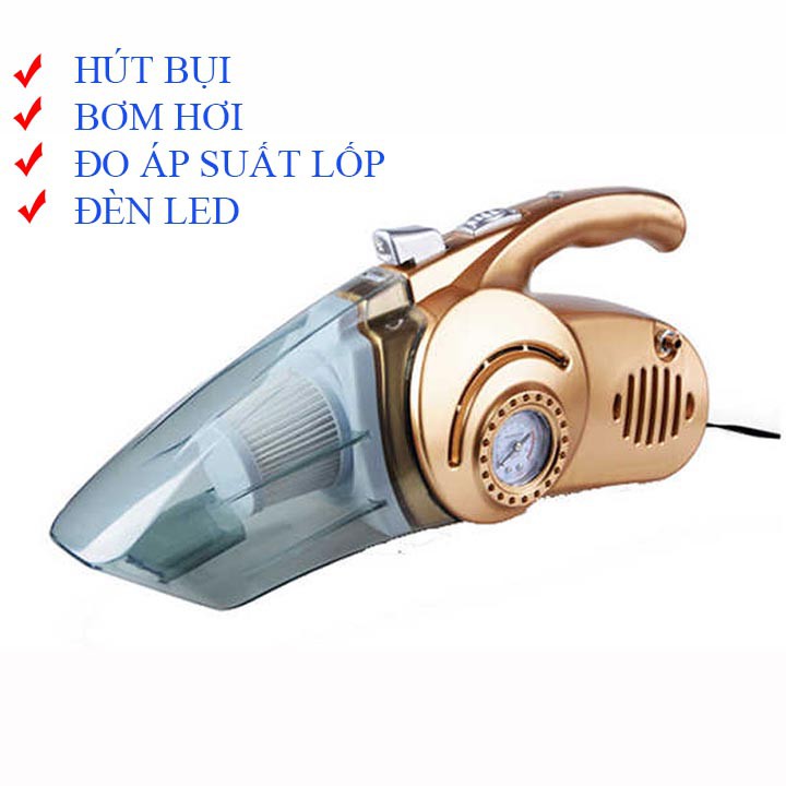 Máy Hút Bụi Ô Tô - Hút Bụi Ô tô 4 Trong 1 đa năng