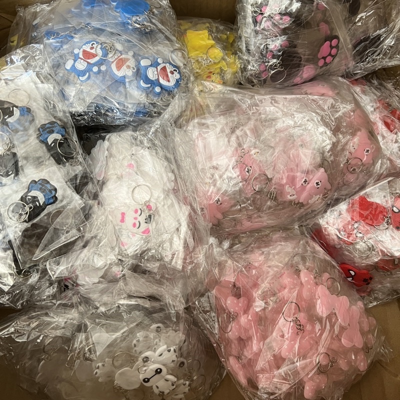 Combo 100c Móc Khoá mini Silicon nhỏ chibi dễ thương