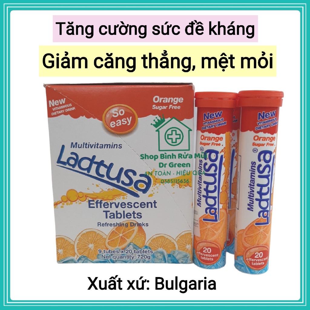 Viên C sủi Ladtusa Bulgaria tăng sức đề kháng