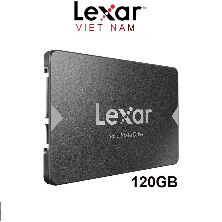 Ổ cứng SSD 128GB / 240GB / 256GB Lexar NS100 Lite 2.5” SATA III (6Gb/s) hỗ trợ cài sẵn Win 7 Win 10