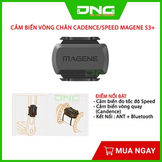 Cảm biến vòng chân cadence/speed magene s3+, chống nước chống bụi ip66