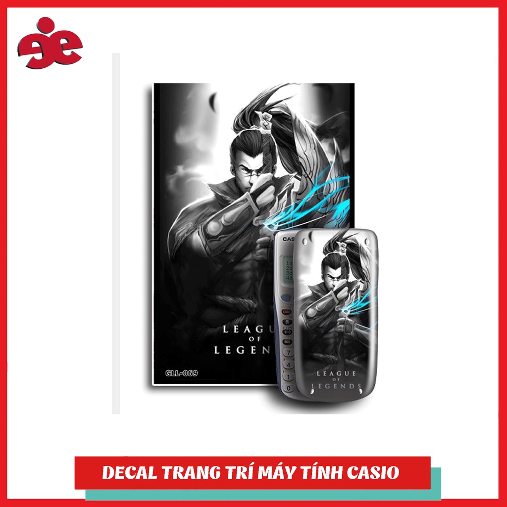 Decal trang trí máy tính Casio/Decal trang trí máy tính Vinacal LMHT 069