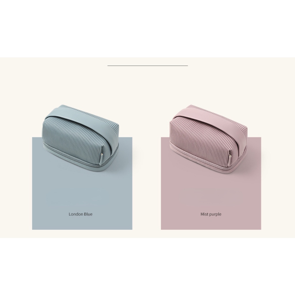 Túi Đựng Mỹ Phẩm Hai Tầng Cỡ Lớn Mang Đi Du Lịch Tiện Lợi