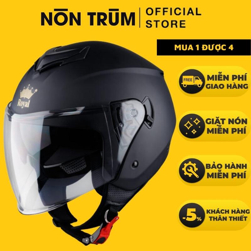 Nón bảo hiểm 3/4 Royal M789 ( Roc 07 ) 2 kính chính hãng phân phối tại hệ thống Nón Trùm
