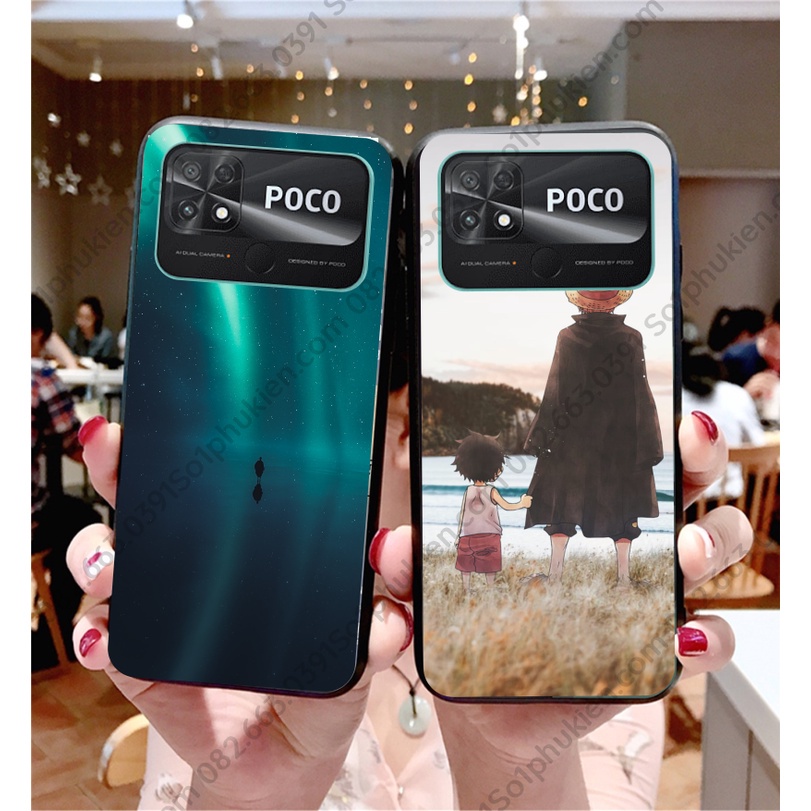Ốp lưng Xiaomi Poco C40 dẻo  in hình sắc nét hoạt hình dễ thương