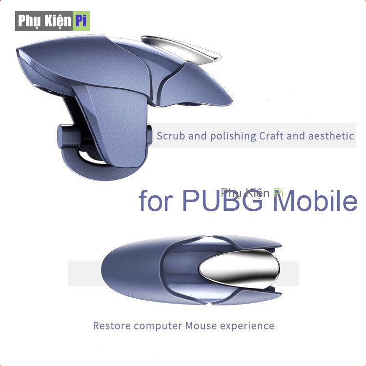 Nút bắn Pubg Blue Shark Phụ kiện chơi Game mobile trigger