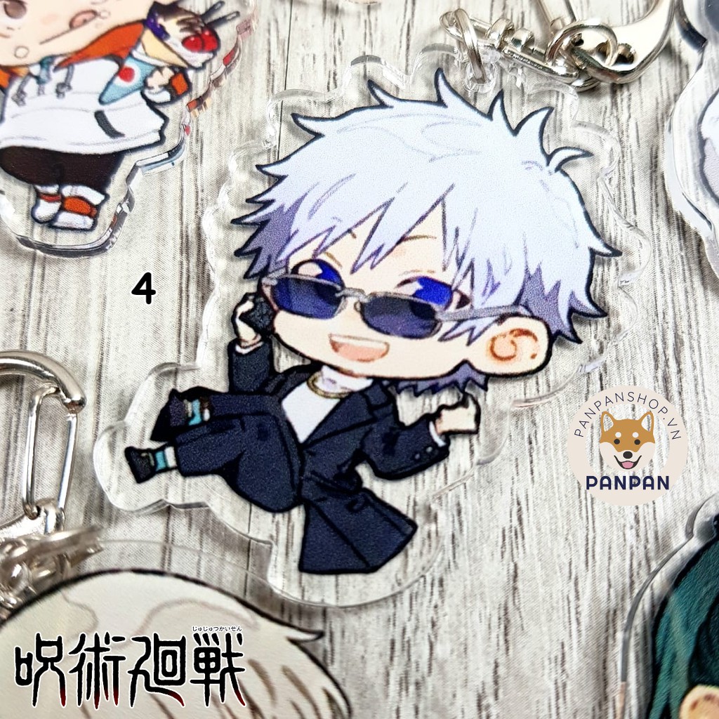 Móc khóa Anime Jujutsu Kaisen Đồ Thời Trang (6cm)