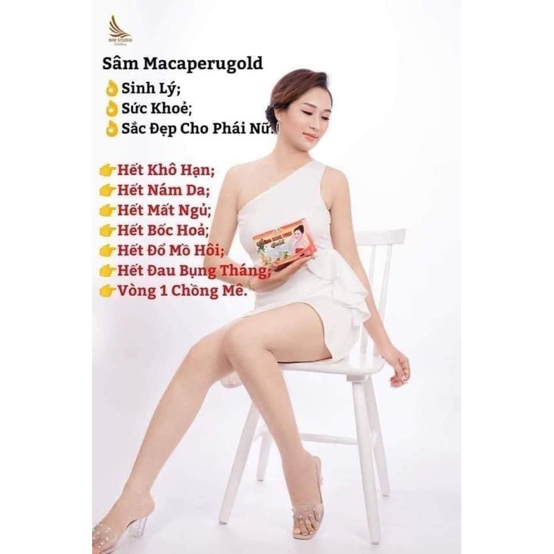 Sâm Maca Peru Gold cân bằng nội tiết tố, đẹp da đẹp dáng giảm rụng tóc