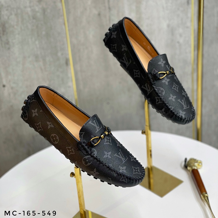 Giày lười nam LV siêu cấp - Da bò cao cấp  MC-165