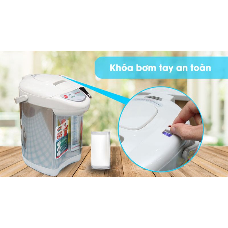 Bình thủy điện Sunhouse SHD1533 3.3 lít hàng mới chính hãng 100%